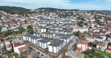 Newly completed earthquake-resistant homes are seen in Tokatköy following the area's urban transformation project, Istanbul, Türkiye, Aug. 16, 2026. (AA Photo) 