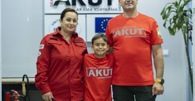 A survivor couple whose paths crossed after the Marmara earthquake now dedicate their lives to saving others, Istanbul, Türkiye,  Aug. 11, 2026. (AA Photo)