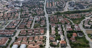 A view of the earthquake-resistant, low-rise housing built following the 1999 Marmara earthquake, Sakarya, Türkiye, Aug. 7, 2026. (AA Photo)