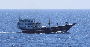 This handout photograph taken on January 29, 2024 and released by Indian Navy shows an Iranian fishing vessel after it has been freed by the Indian Navy, off the coast of Somalia in the Indian Ocean. (Indian Navy Handout via AFP, File Photo)