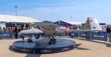 The Bayraktar TB2 UCAV is seen in Ankara, Türkiye, Sept. 2, 2023. (Shutterstock Photo)