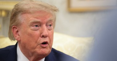U.S. President Donald Trump speaks in the Oval Office at the White House in Washington, D.C., U.S., Aug. 17, 2026. (Reuters Photo)
