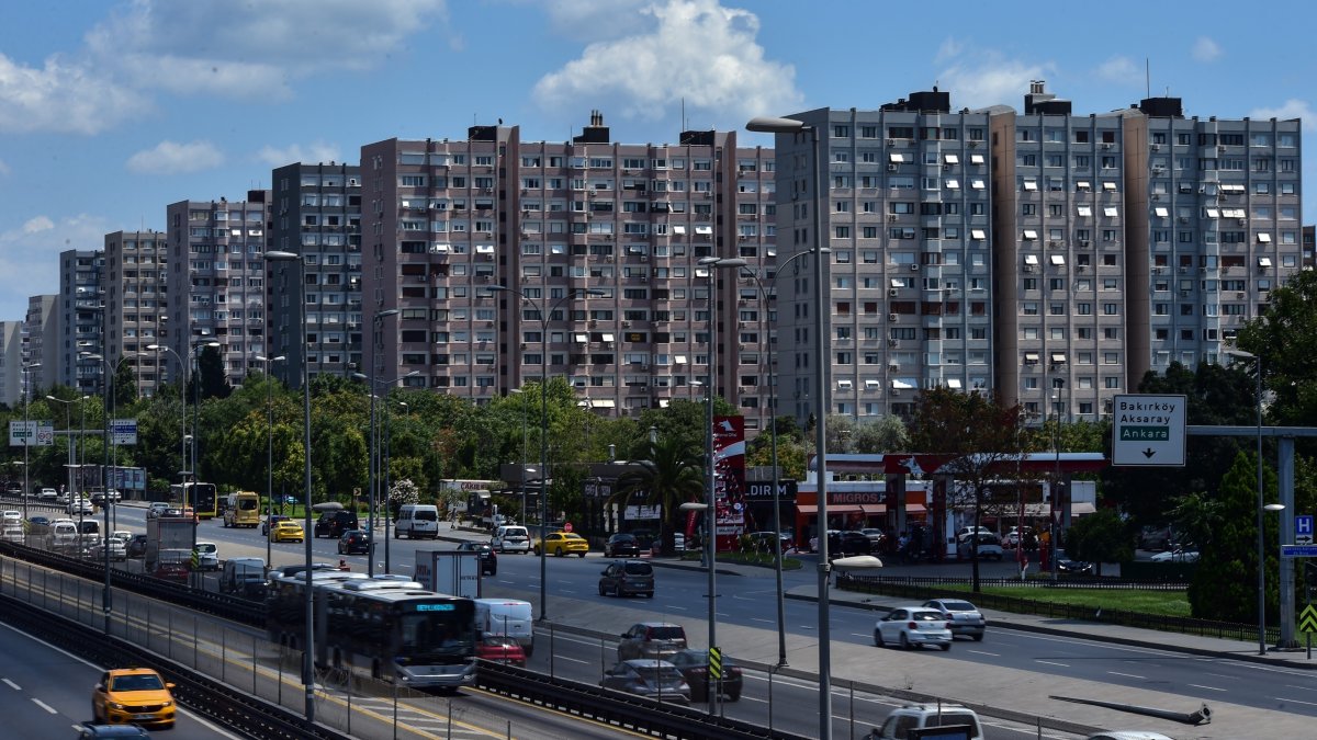 Residential buildings are seen in Istanbul, Türkiye, Aug. 14, 2026. (IHA Photo)