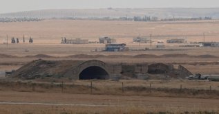 Abu al-Duhur airbase following strikes, Syria, Aug.18, 2026. (Reuters Photo)