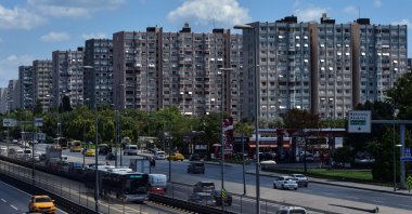 Residential buildings are seen in Istanbul, Türkiye, Aug. 14, 2026. (IHA Photo)