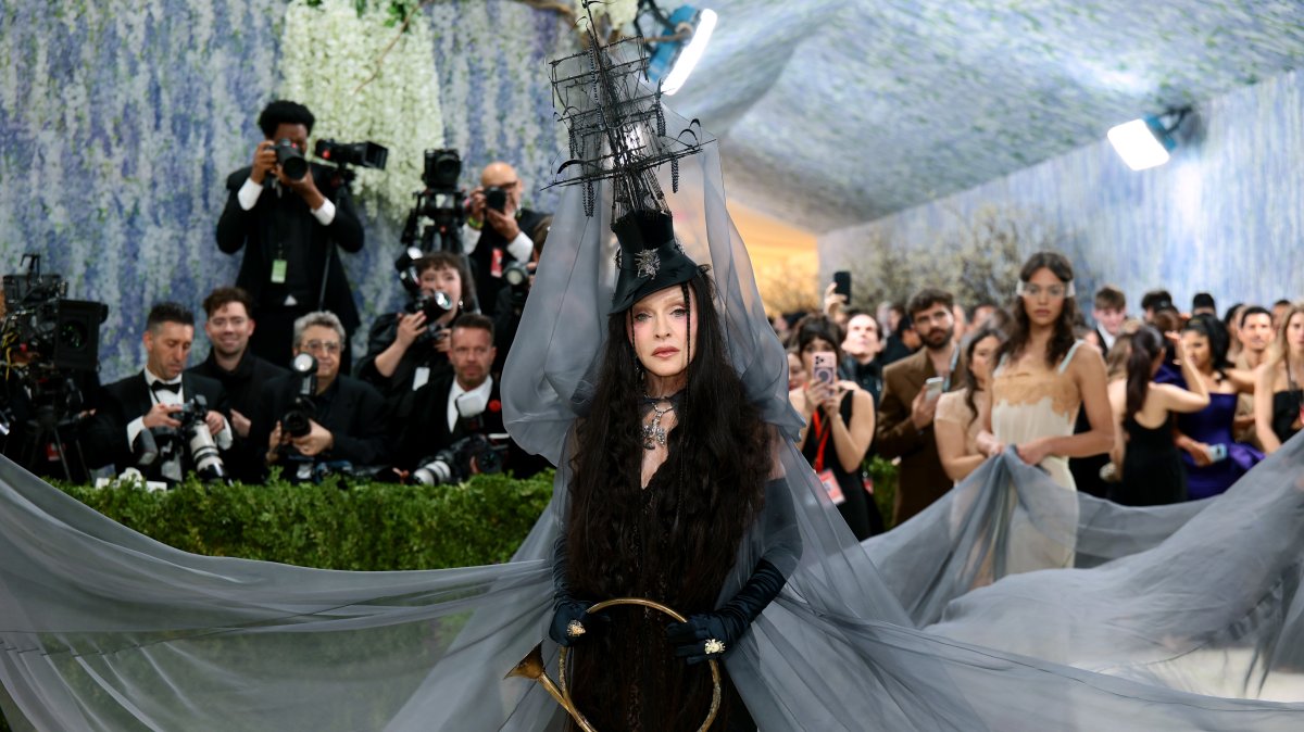 Madonna attends the 2026 Met Gala celebrating "Costume Art" at the Metropolitan Museum of Art, New York City, U.S., May 04, 2026. (Getty Images Photo)