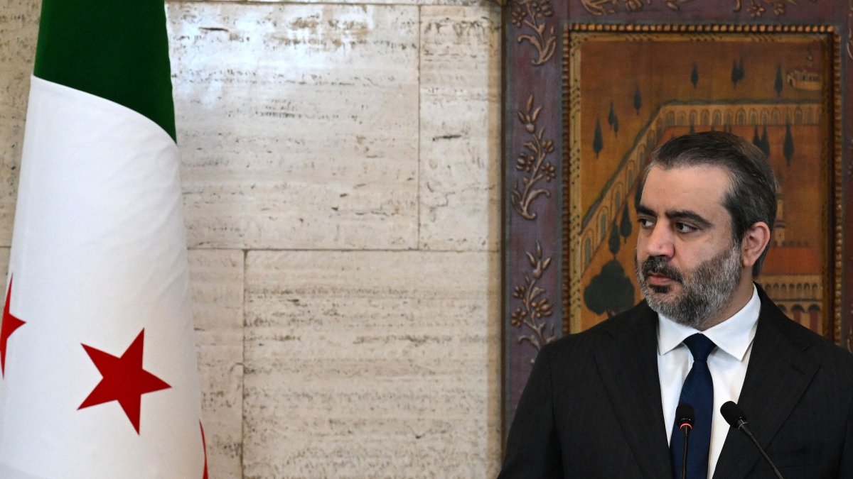 Syria's Foreign Minister Asaad al-Shaibani attends a press conference in Damascus, Syria, July 25, 2026. (AFP Photo)
