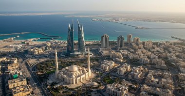 This undated photo shows an aerial view of Manama, Bahrain. (Shutterstock Photo)