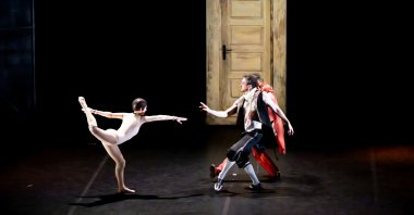 The 23rd International Bodrum Ballet Festival concludes with a performance of “Pinocchio.exe,” choreographed by Erika Silgoner, inspired by Carlo Collodi’s classic Pinocchio story, Muğla, Türkiye, Aug. 18, 2026. (AA Photo)