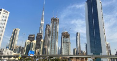 The Burj Khalifa skyline, Dubai, UAE, Dec. 8, 2021. (Reuters Photo)