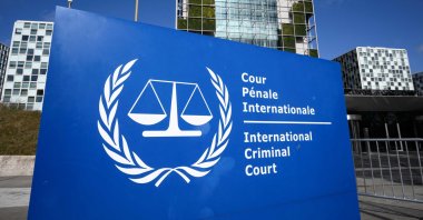 This general view shows the exterior of the International Criminal Court (ICC) in The Hague, March 28, 2026. (AFP File Photo)