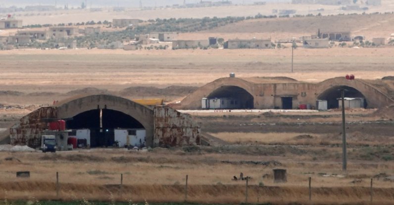 This photo shows a general view of the Abu al-Duhur air base in Idlib, northeastern Syria, Aug. 18, 2026. (Reuters Photo)