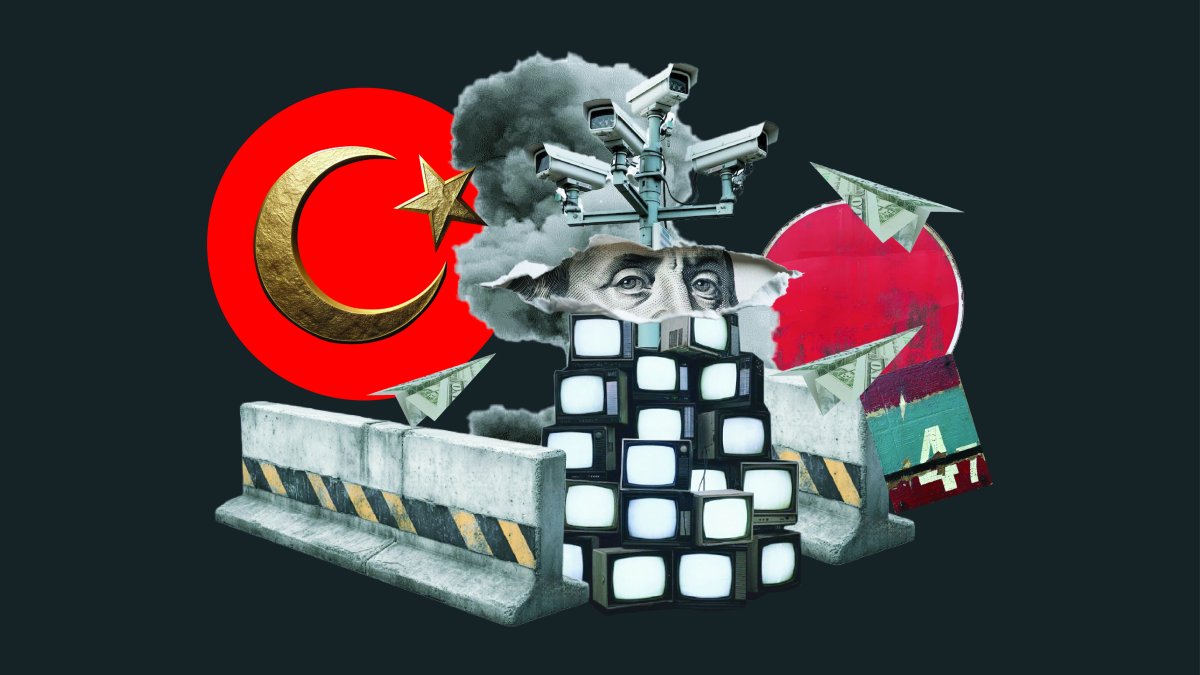 "Türkiye sees that states must develop the capacity to produce technology, protect strategic data, and maintain public trust in an environment saturated with manipulated content." (Illustration by Daily Sabah's designer Nizam Arslan)