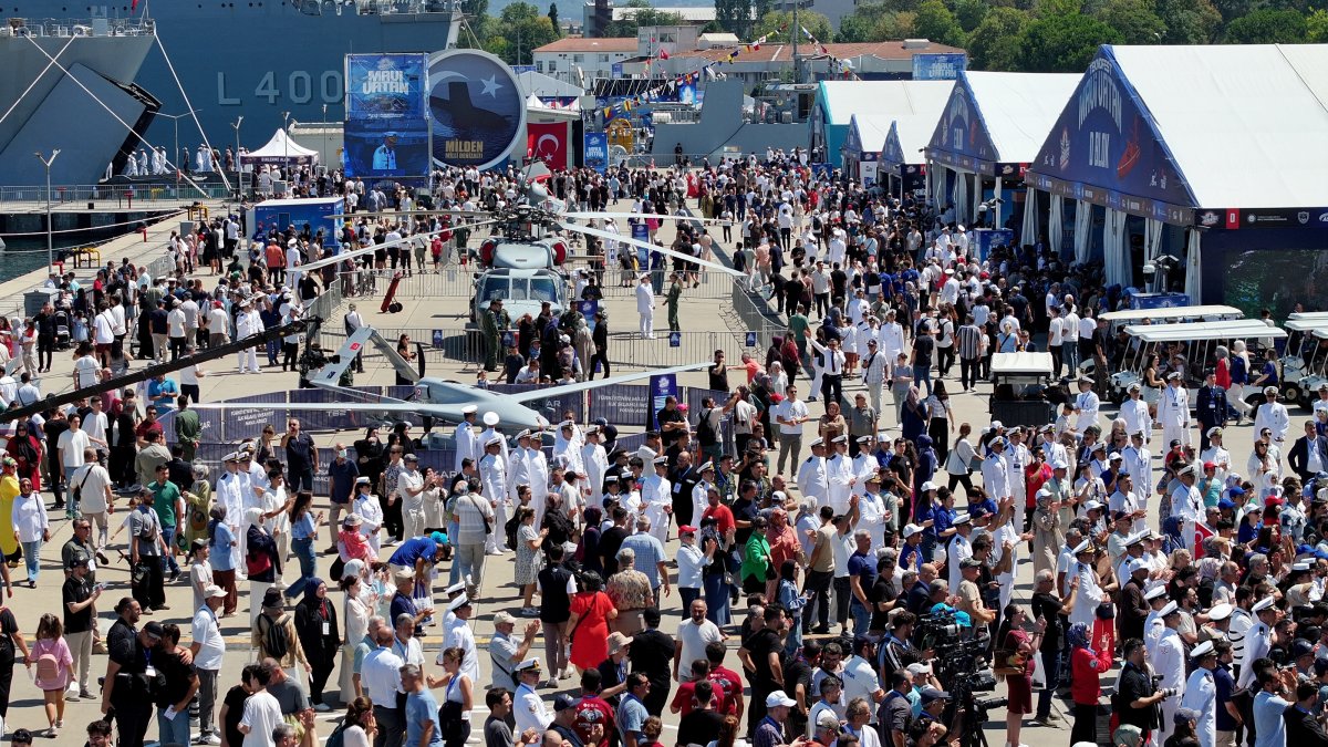 A general view of visitors during the second edition of Teknofest Blue Homeland, Kocaeli, northwestern Türkiye, Aug. 20, 2026. (AA Photo)