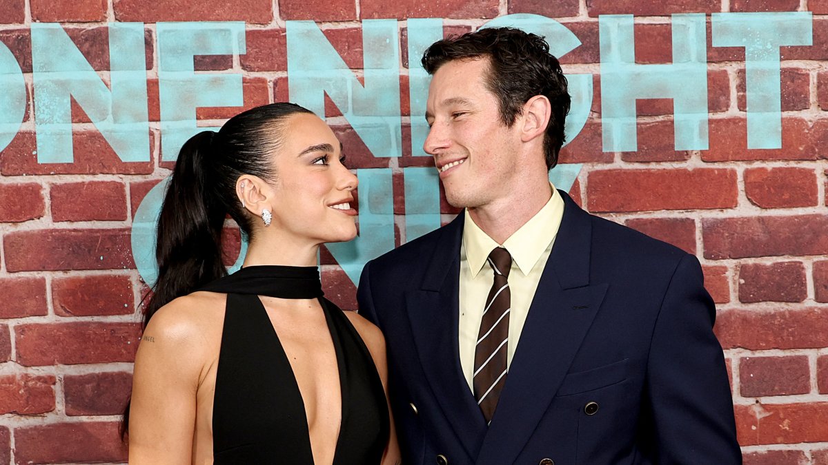 Dua Lipa and Callum Turner attend the "One Night Only" New York Premiere at SVA Theater, New York City, U.S, Aug. 03, 2026 (AFP Photo)