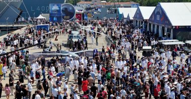 A general view of visitors during the second edition of Teknofest Blue Homeland, Kocaeli, northwestern Türkiye, Aug. 20, 2026. (AA Photo)
