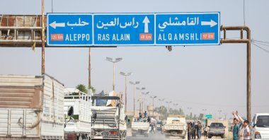 Kurds displaced during Syria's civil war make their way to their hometown of Ras al-Ain under a January 2026 agreement between the Syrian Democratic Forces (SDF) and the Syrian government, in Hassakeh, Syria, Aug.10, 2026. (Reuters Photo)