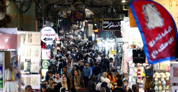 People walk in the Grand Bazaar in Tehran, Iran, Aug. 17, 2026. (Reuters Photo)