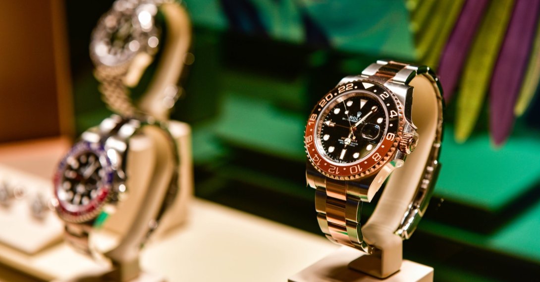 The new Rolex GMT Master II Oyster, 40mm Men's Watch displayed in a store, Bangkok, Thailand, March 10, 2025. (Shutterstock Photo)
