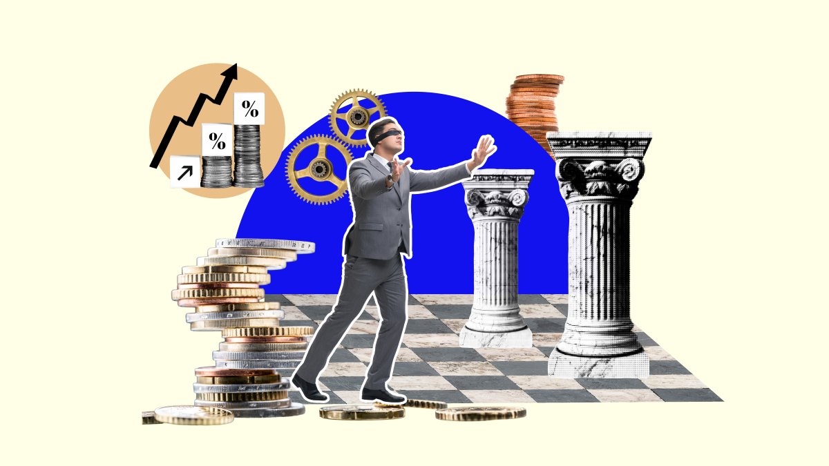"The development of capital markets cannot rest on a culture of short-term speculation; it requires a culture of long-term partnership and savings." (Illustration by Daily Sabah's Buğra Çakmak)
