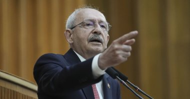 CHP Chair Kemal Kılıçdaroğlu speaks during his party’s parliamentary group meeting at the Turkish Parliament, Ankara, Türkiye, Aug. 4, 2026. (AA Photo)