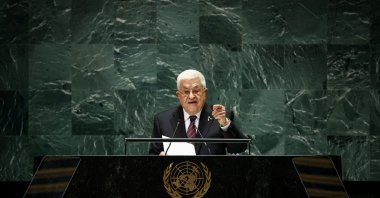  Palestinian President Mahmoud Abbas addresses the 79th United Nations General Assembly at United Nations headquarters in New York, U.S., Sept. 26, 2024. (Reuters File Photo)