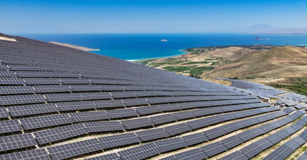 Solar panels, Van province, eastern Türkiye, July 15, 2026. (AA Photo)