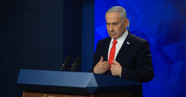 Israeli Prime Minister Benjamin Netanyahu holds a news conference, West Jerusalem, Israel, June 15, 2026. (AP Photo)
