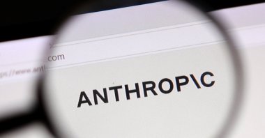 The Anthropic logo is seen in this picture illustration, Aug. 16, 2026. (Reuters Photo)