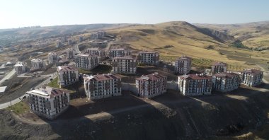 The newly built apartments for Ahıska Turkic families, Ahlat, Bitlis, Türkiye, Aug. 22, 2026. (AA Photo)
