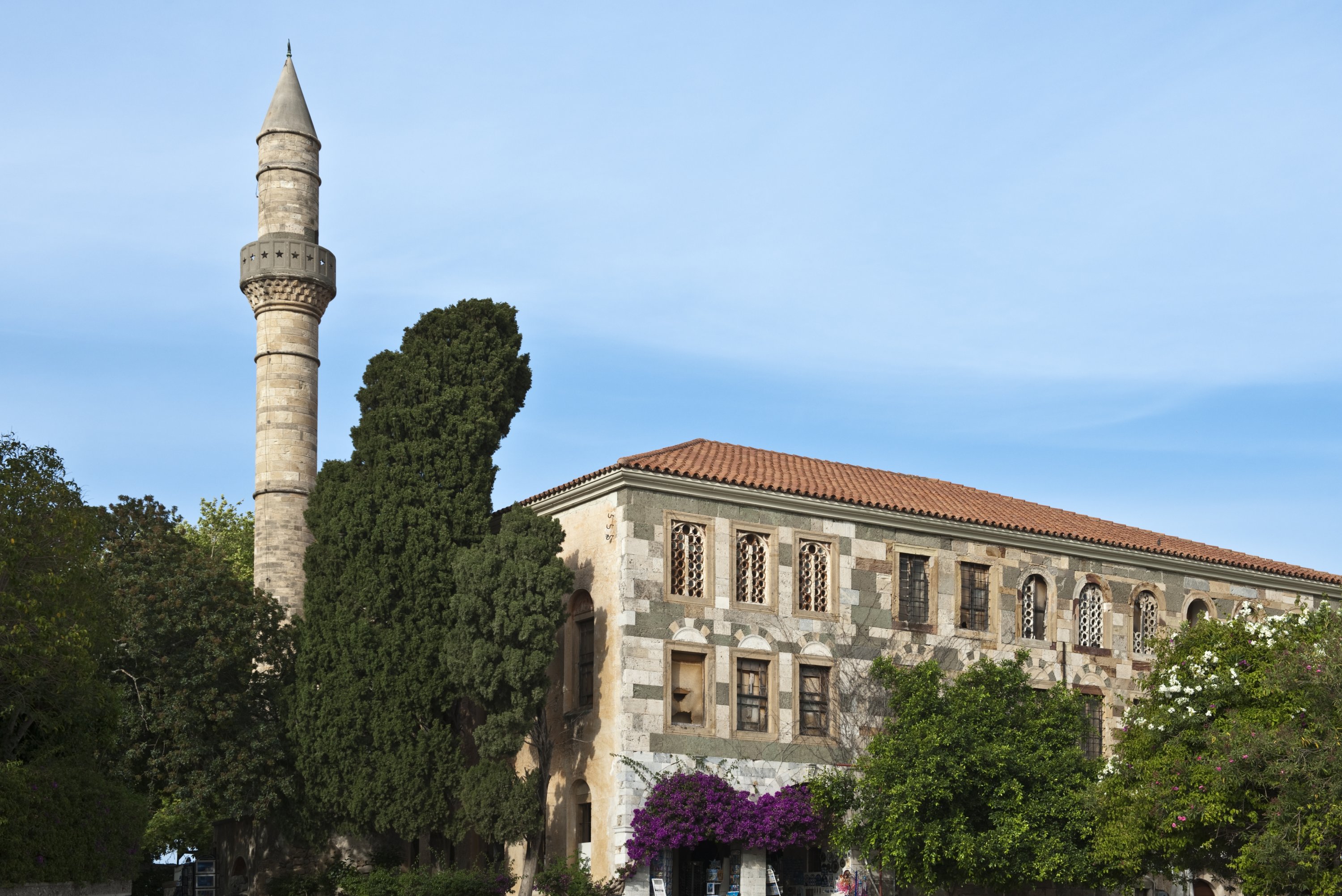 The Gazi Hasan Pasha Mosque, Kos, Greece, May 22, 2020. (Getty Images Photo)