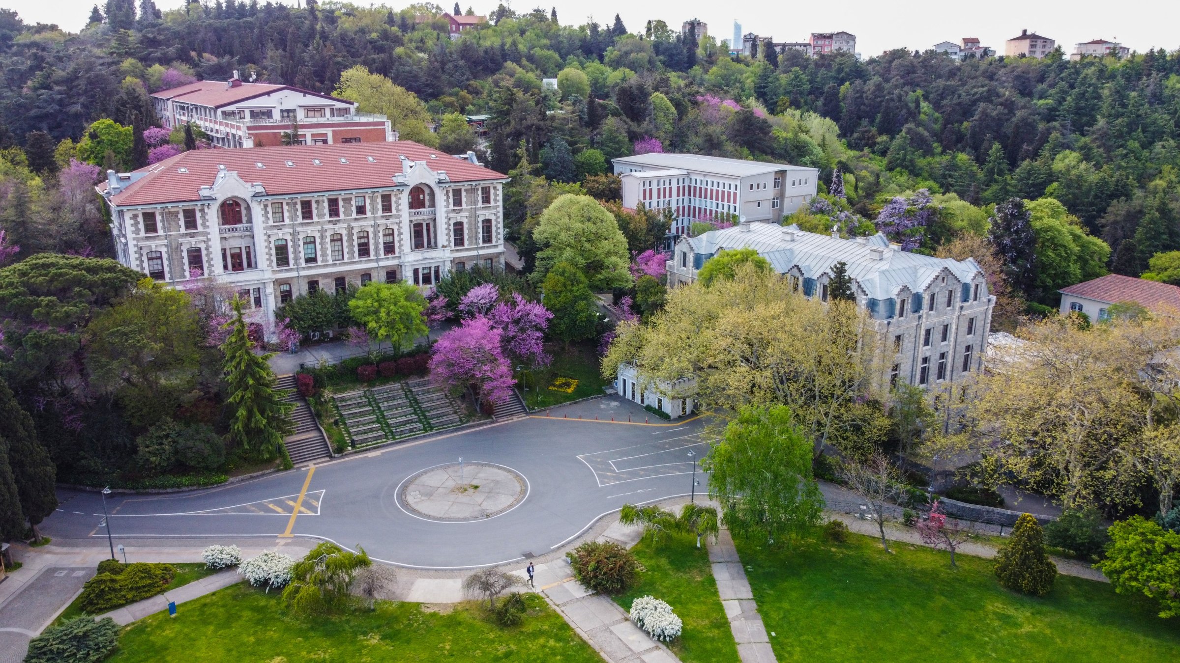 An aerial view of Boğaziçi University’s South Campus, Istanbul, Türkiye, Jan. 2, 2021. (Shutterstock Photo)