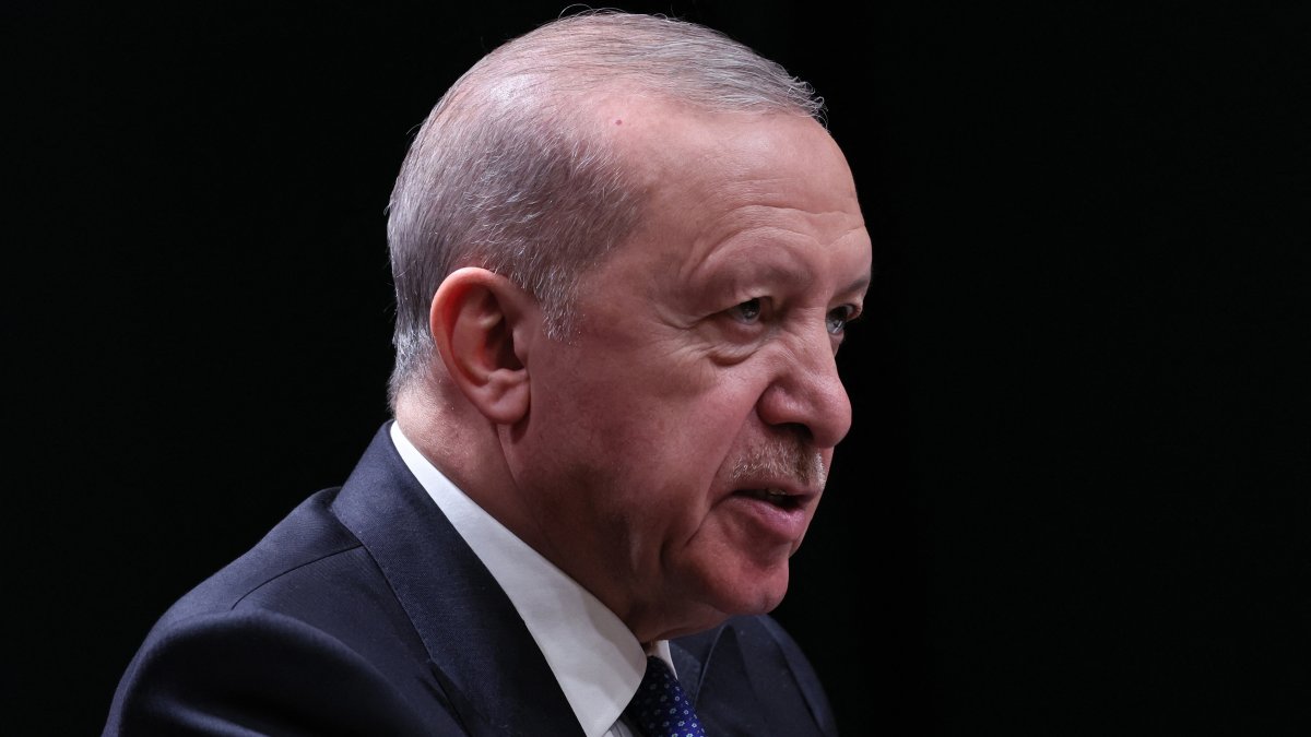 President Recep Tayyip Erdoğan holds a news conference with Iraqi Prime Minister following their meeting at the Presidential Complex in Ankara, July 28, 2026. (AFP File Photo)