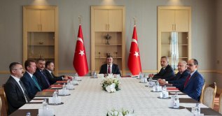Monitoring and Evaluation Board, established under the Law on Strengthening National Solidarity and Social Integration, meets under the chairmanship of Vice President Cevdet Yılmaz, Aug. 24, 2026. (DHA Photo)