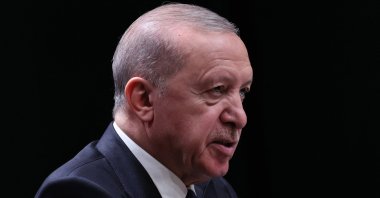 President Recep Tayyip Erdoğan holds a news conference with Iraqi Prime Minister following their meeting at the Presidential Complex in Ankara, July 28, 2026. (AFP File Photo)