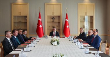 Monitoring and Evaluation Board, established under the Law on Strengthening National Solidarity and Social Integration, meets under the chairmanship of Vice President Cevdet Yılmaz, Aug. 24, 2026. (DHA Photo)