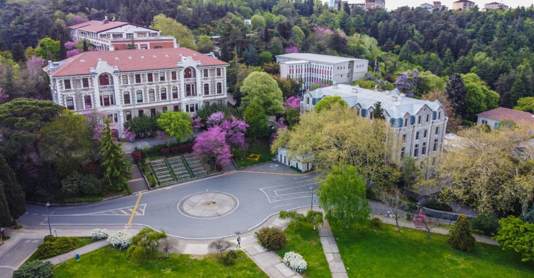 An aerial view of Boğaziçi University’s South Campus, Istanbul, Türkiye, Jan. 2, 2021. (Shutterstock Photo)