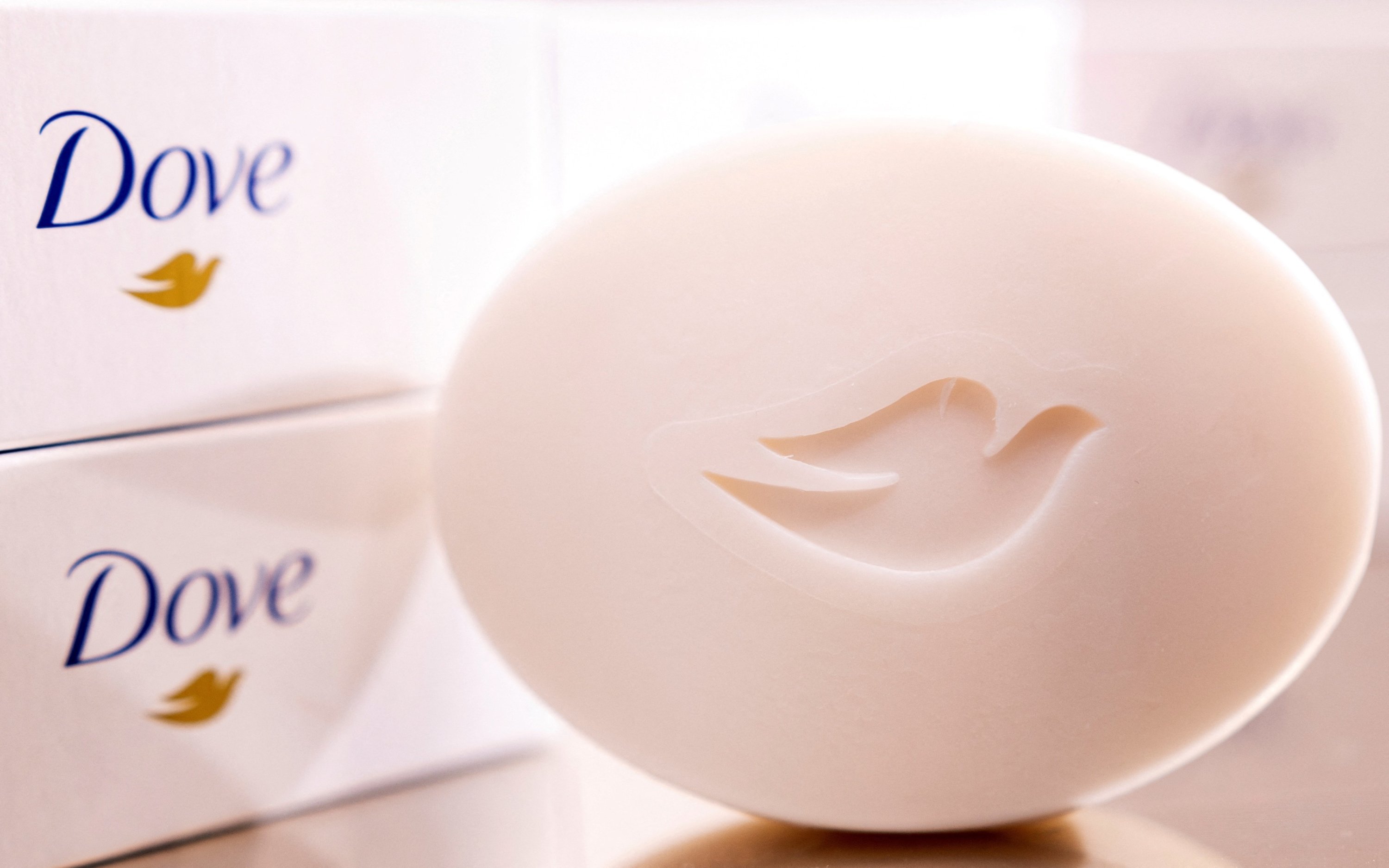 Dove soap is seen next to soap boxes in this illustration, Jan. 17, 2022. (Reuters Photo)