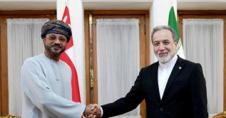 Iran's Foreign Minister Abbas Araghchi meets with Oman's Foreign Minister Sayyid Badr al-Busaidi in Tehran, Iran, Aug. 25, 2026. (Iranian Foreign Ministry/WANA via Reuters)