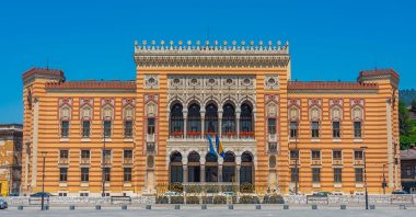 An undated exterior view of the Vijecnica Library, Sarajevo, Bosnia-Herzegovina. (Shutterstock Photo)