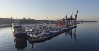 A view of the Haydarpaşa Port, Istanbul, Türkiye, Aug. 3, 2026. (DHA Photo)
