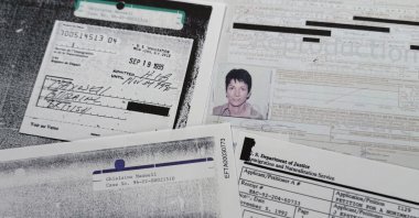 A document released by the U.S. Department of Justice as part of the Jeffrey Epstein files shows a 2002 passport application for Ghislaine Maxwell, New York, U.S., Feb. 10, 2026. (AP Photo) 