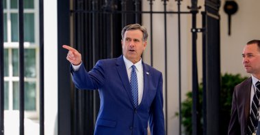CIA Director John Ratcliffe exits the West Wing of the White House and the Eisenhower Executive Office Building, Washington, D.C., July 13, 2026. (AFP File Photo)
