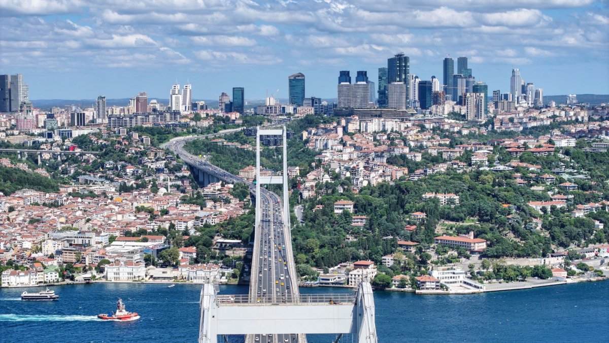 The business and financial district of Levent, Istanbul, Türkiye, July 30, 2026. (AA Photo)