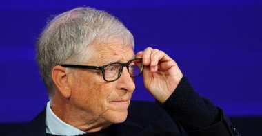  Bill Gates attends the 56th annual World Economic Forum (WEF) meeting in Davos, Switzerland, Jan. 21, 2026. (Reuters Photo)