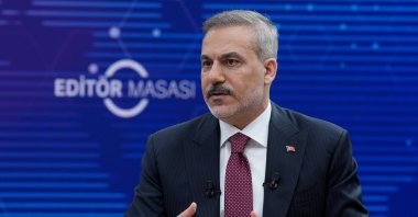 Foreign Minister Hakan Fidan speaks during an interview, Ankara, Aug. 8, 2026. (AA File Photo)