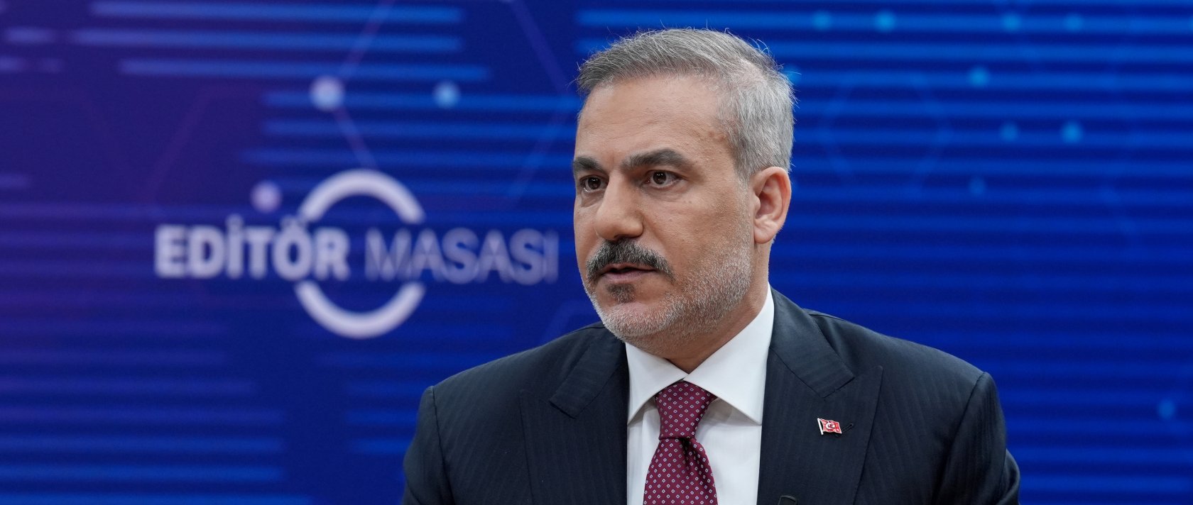 Foreign Minister Hakan Fidan speaks during an interview, Ankara, Aug. 8, 2026. (AA File Photo)