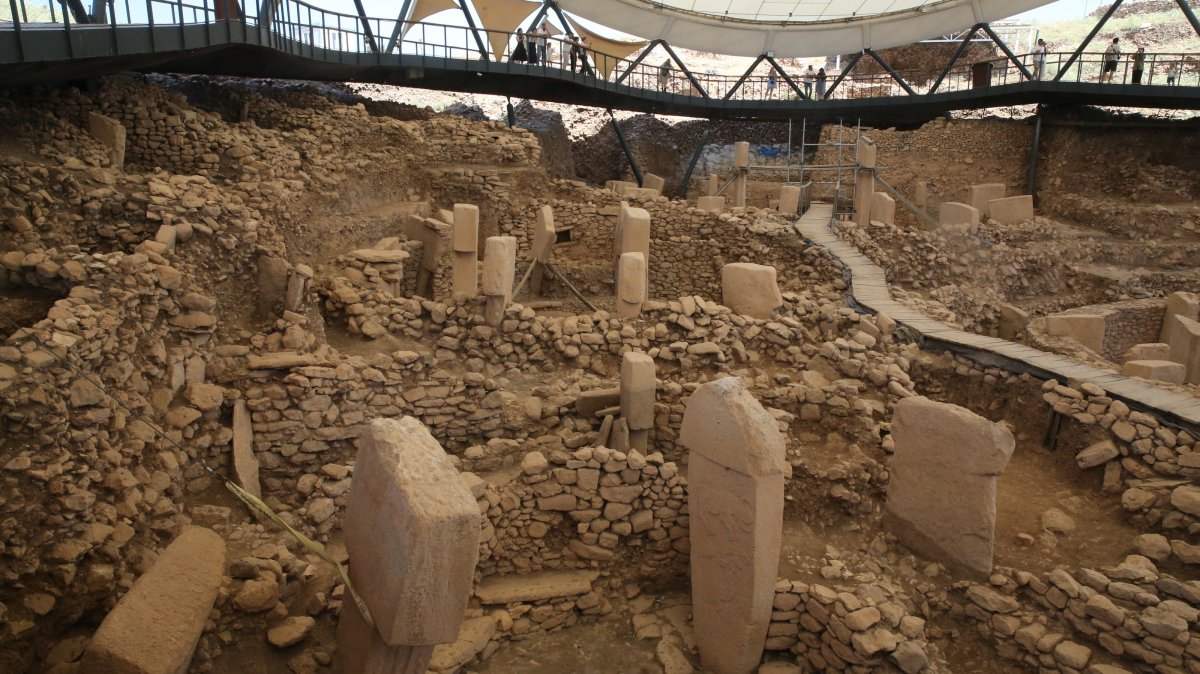 A general view of the Göbeklitepe archaeological site in Şanlıurfa, southeastern Türkiye, July 18, 2026. (AA Photo)