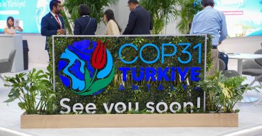 Türkiye Pavilion at the U.N. Convention to Combat Desertification’s COP17, Ulaanbaatar, Mongolia, Aug. 17, 2026. (AA Photo)