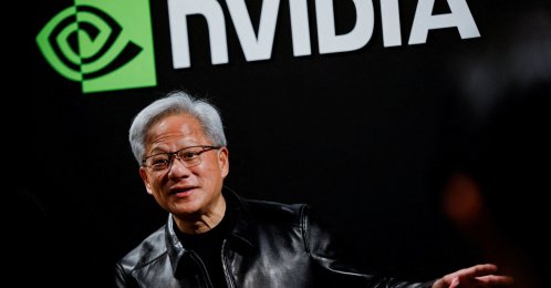 Nvidia CEO Jensen Huang speaks after attending the AI Ecosystem Reception, Tokyo, Japan, July 16, 2026. (Reuters Photo)